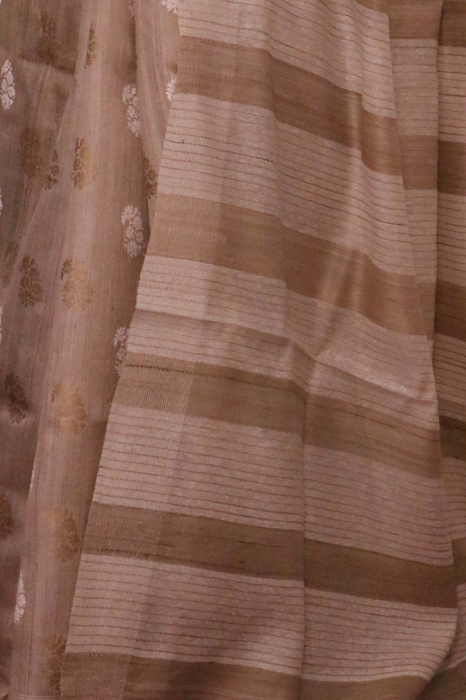 Handloom Pure Tussar Silk Saree AL203715